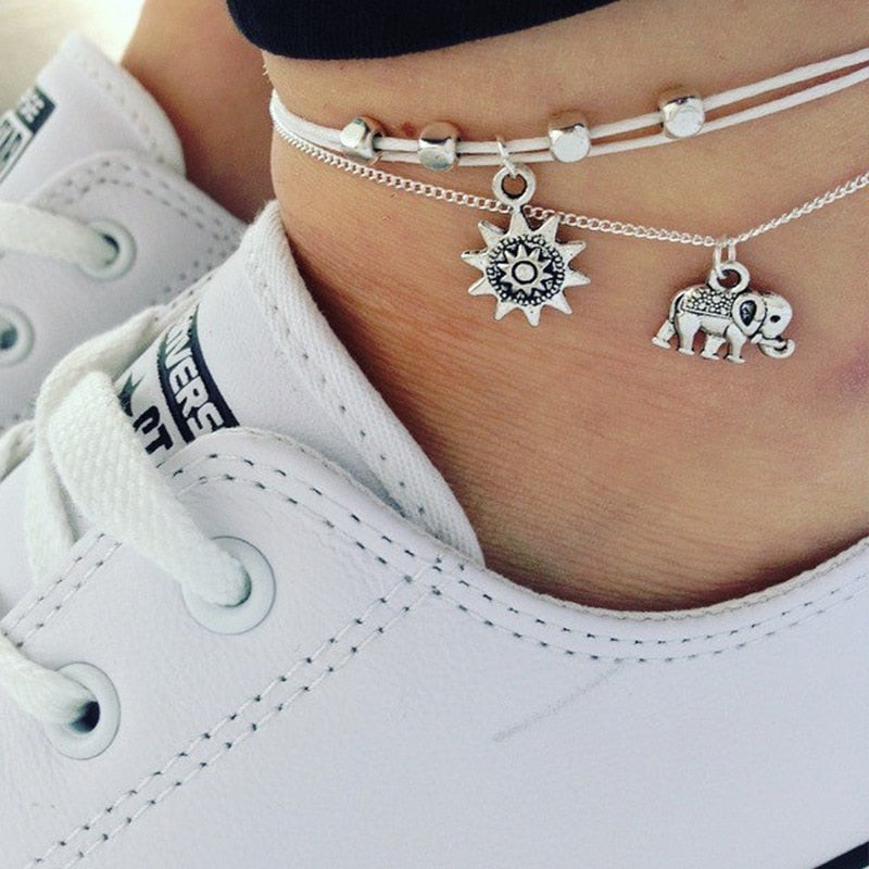 Boho Anklet Bracelet - Bean Concept - Etsy