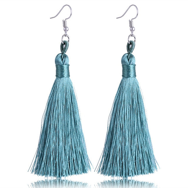 Tassel Earrings - Bean Concept - Etsy