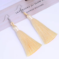 Tassel Earrings - Bean Concept - Etsy