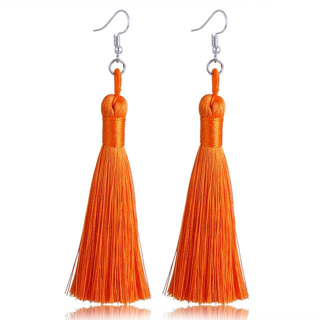 Tassel Earrings - Bean Concept - Etsy