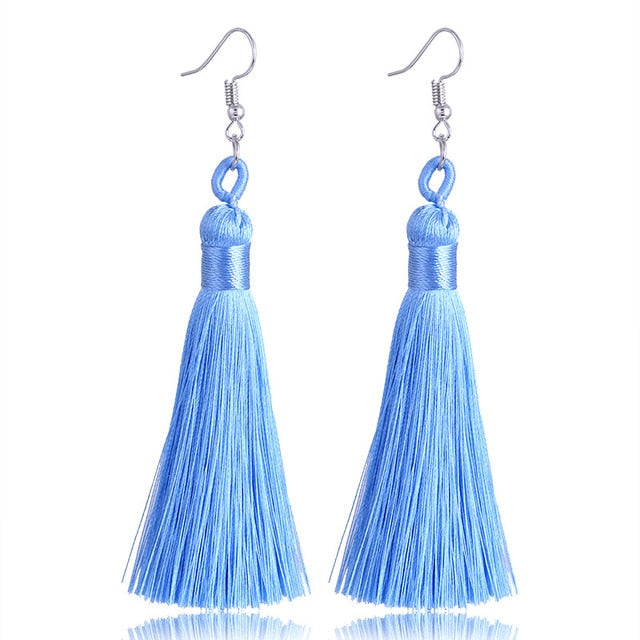 Tassel Earrings - Bean Concept - Etsy