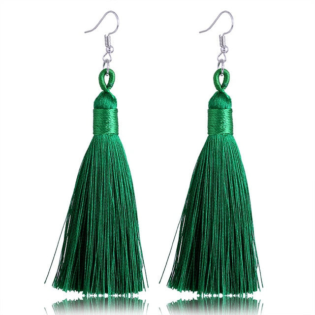 Tassel Earrings - Bean Concept - Etsy