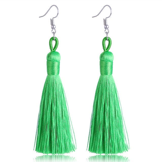 Tassel Earrings - Bean Concept - Etsy