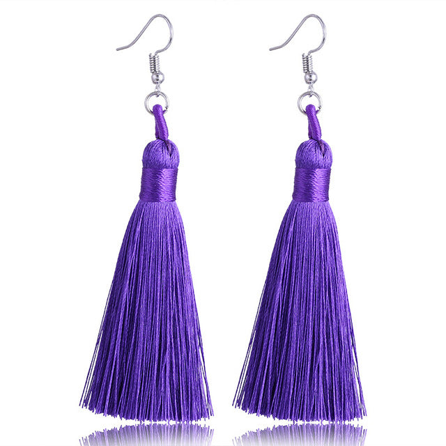 Tassel Earrings - Bean Concept - Etsy