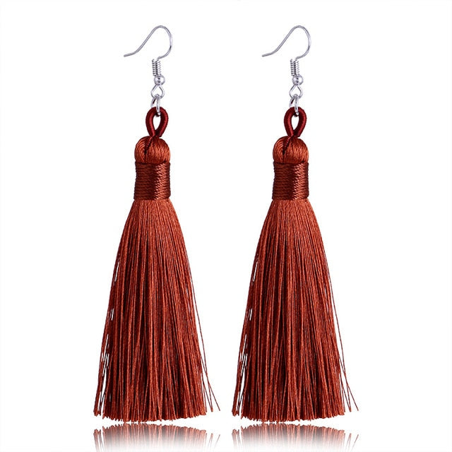 Tassel Earrings - Bean Concept - Etsy