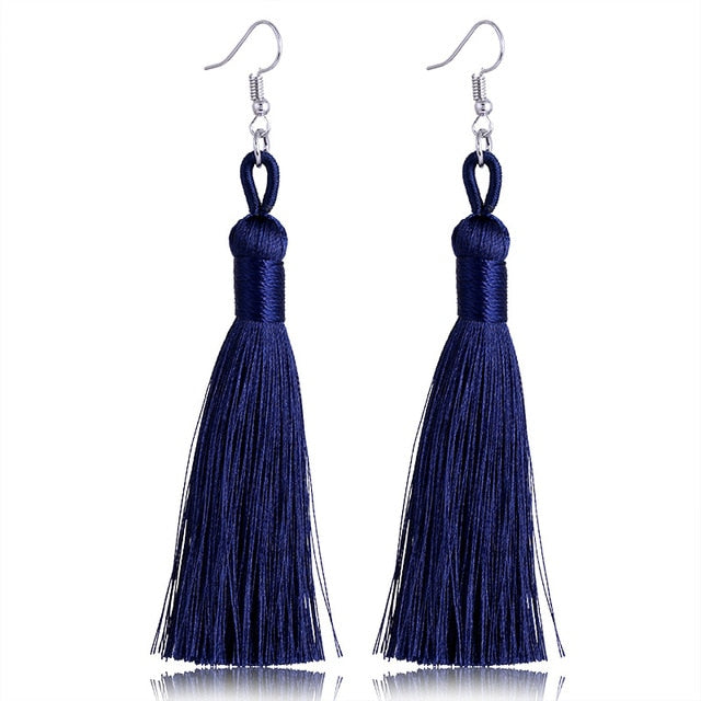 Tassel Earrings - Bean Concept - Etsy