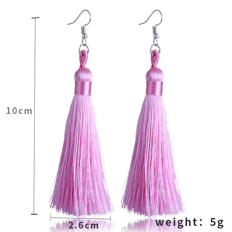 Tassel Earrings - Bean Concept - Etsy
