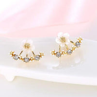 Cherry Blossoms Flower Stud Earrings - Bean Concept - Etsy