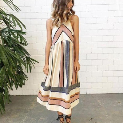 Retro Sleeveless Summer Dress - Bean Concept - Etsy