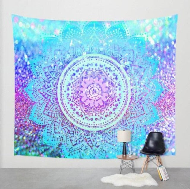 Boho Mandala Tapestry - Bean Concept - Etsy
