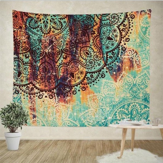 Boho Mandala Tapestry - Bean Concept - Etsy
