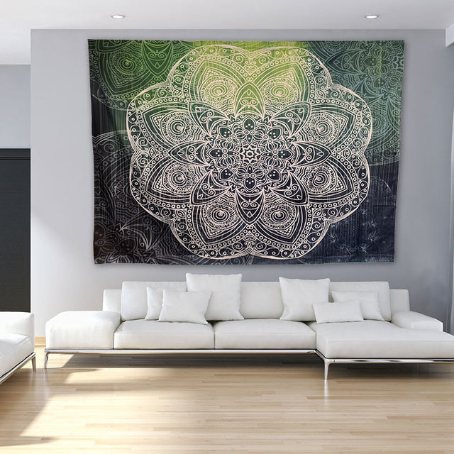 Indian Mandala Tapestry - Bean Concept - Etsy