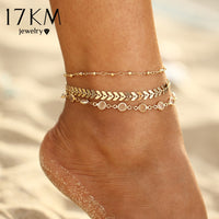 Sequins Anklet Set - Bean Concept - Etsy