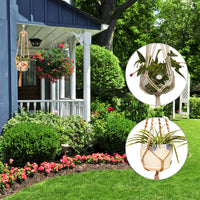 Garden Decoration Vintage Macrame Plant Pot Hanger - Bean Concept - Etsy