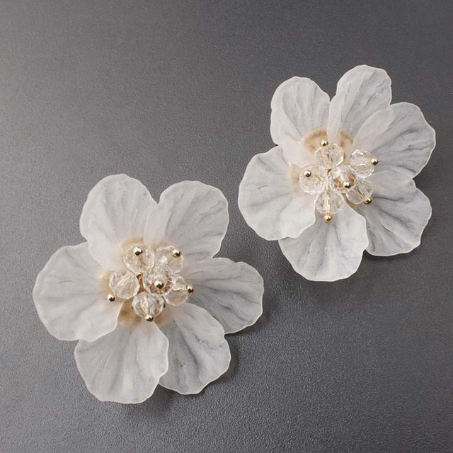 Flower Stud Earrings - Bean Concept - Etsy