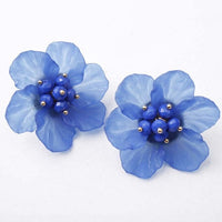Flower Stud Earrings - Bean Concept - Etsy