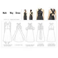 Convertible Infinity Maxi Dress - Bean Concept - Etsy