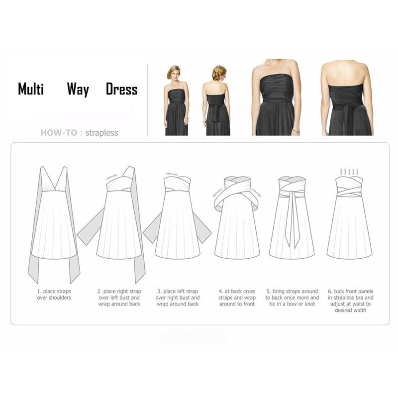 Convertible Infinity Maxi Dress - Bean Concept - Etsy
