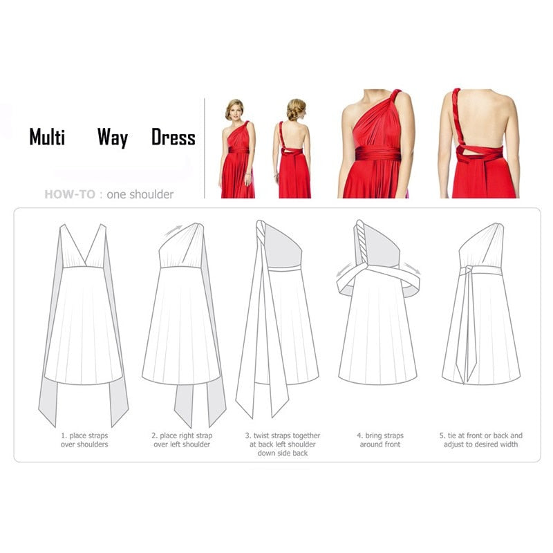 Convertible Infinity Maxi Dress - Bean Concept - Etsy