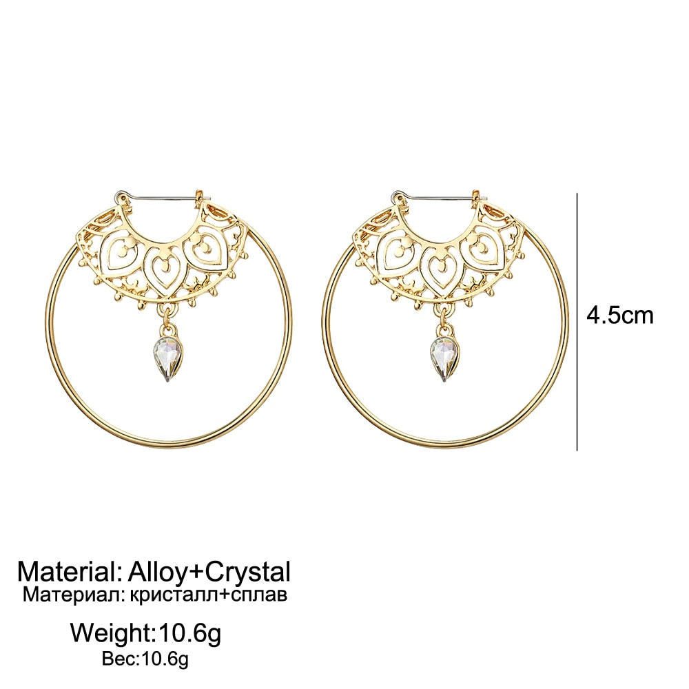 Gold Color Earrings - Bean Concept - Etsy