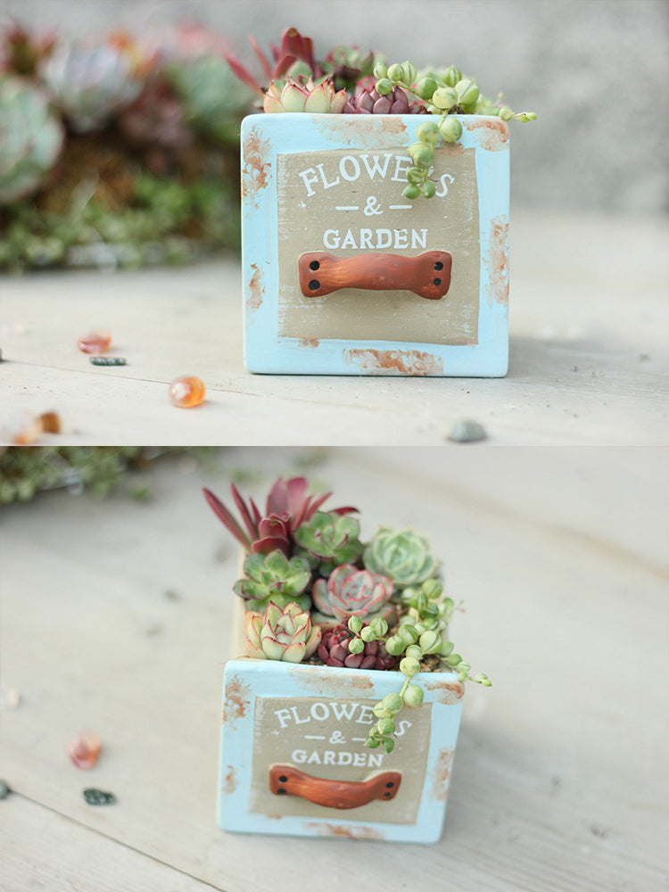 Set of 3 Vintage Succulent Plant Pots - Bean Concept - Etsy