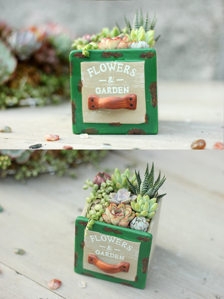 Set of 3 Vintage Succulent Plant Pots - Bean Concept - Etsy
