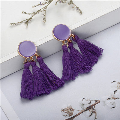 Bohemian Statement Tassel Earrings - Bean Concept - Etsy
