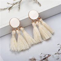 Bohemian Statement Tassel Earrings - Bean Concept - Etsy