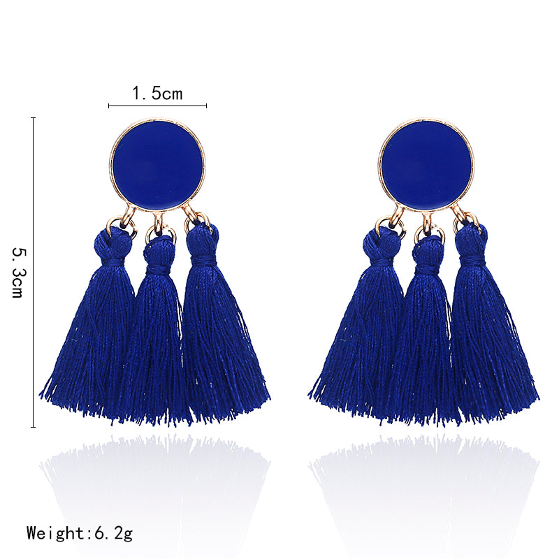 Bohemian Statement Tassel Earrings - Bean Concept - Etsy