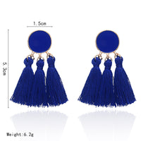 Bohemian Statement Tassel Earrings - Bean Concept - Etsy