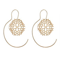 Gold Color Earrings - Bean Concept - Etsy