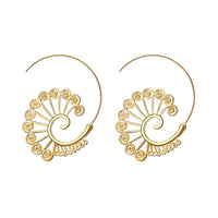 Gold Color Earrings - Bean Concept - Etsy
