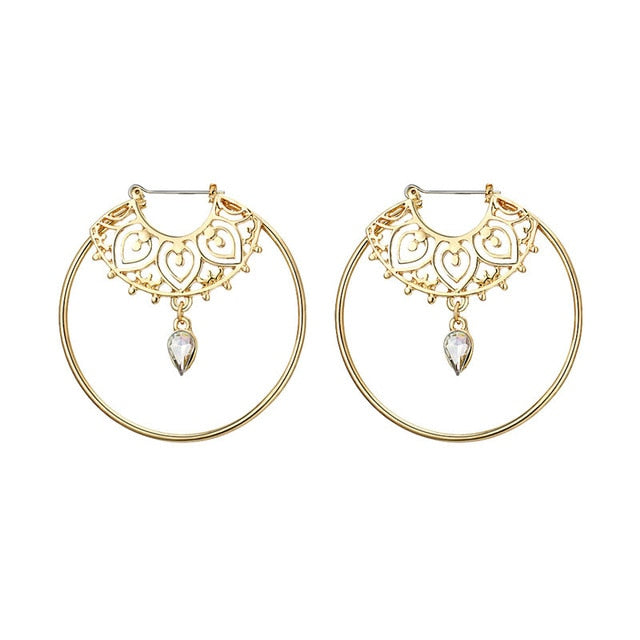 Gold Color Earrings - Bean Concept - Etsy