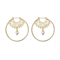 Gold Color Earrings - Bean Concept - Etsy
