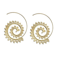 Gold Color Earrings - Bean Concept - Etsy