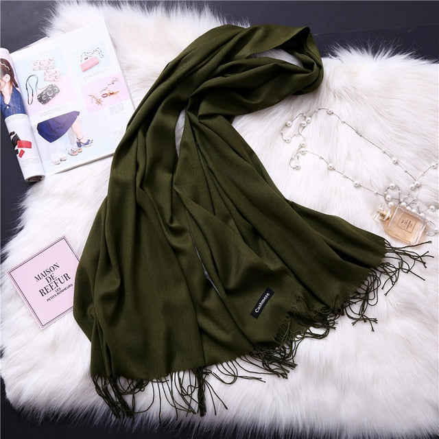Pashmina Scarf - Bean Concept - Etsy