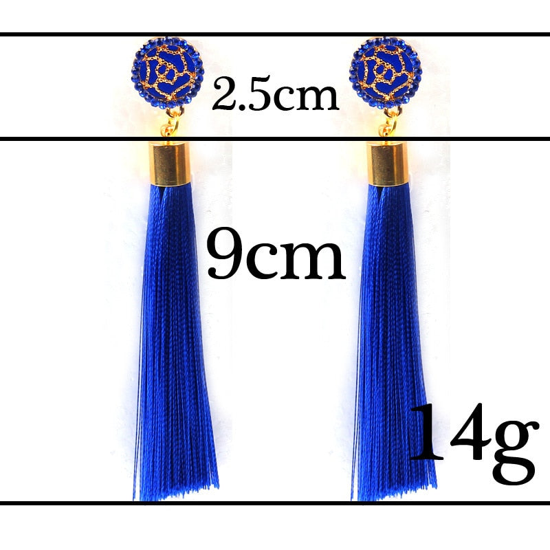 Bohemian Tassel Earrings - Bean Concept - Etsy