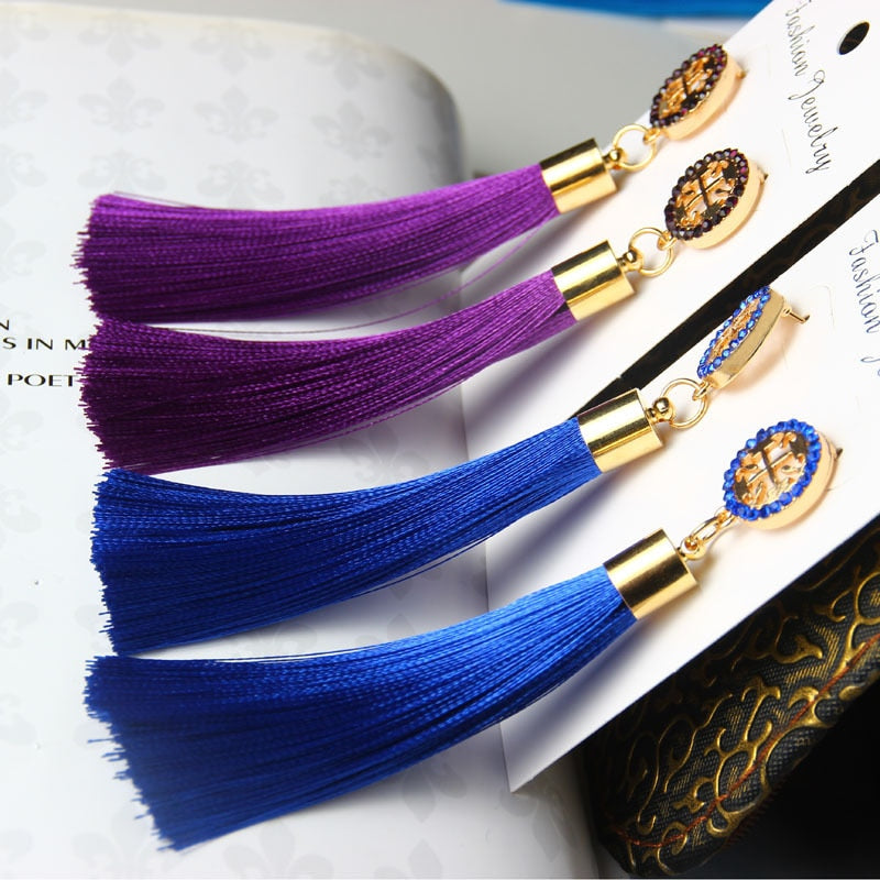 Bohemian Tassel Earrings - Bean Concept - Etsy