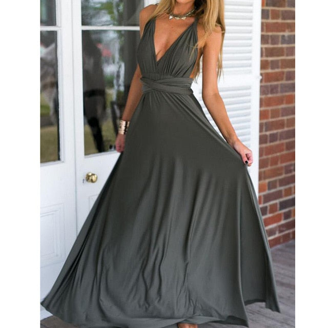 Convertible Infinity Maxi Dress - Bean Concept - Etsy