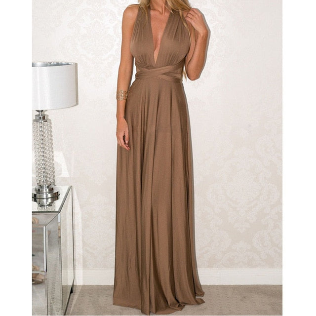 Convertible Infinity Maxi Dress - Bean Concept - Etsy