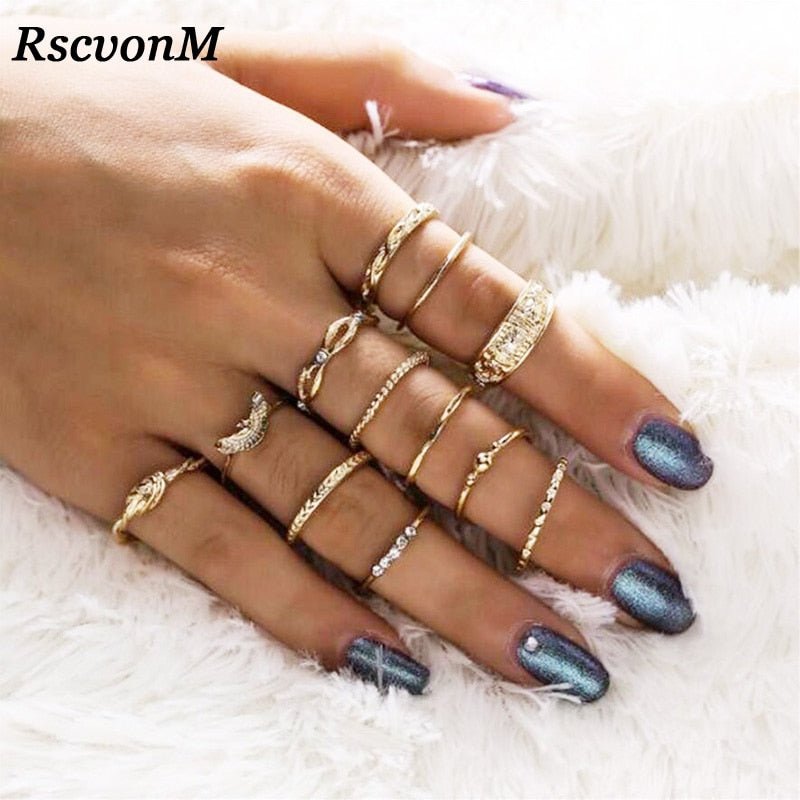 Boho Knuckle Rings - Bean Concept - Etsy
