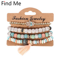 Ethnic Multilayer Beads Bracelets - Bean Concept - Etsy