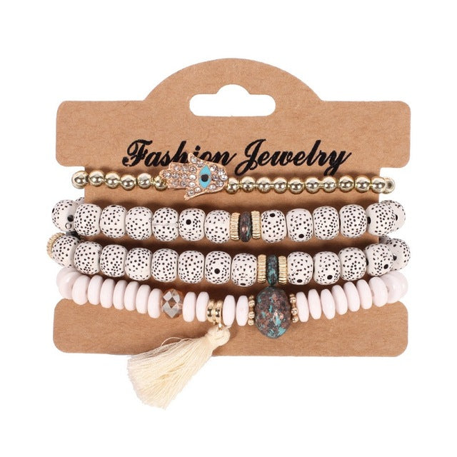 Ethnic Multilayer Beads Bracelets - Bean Concept - Etsy