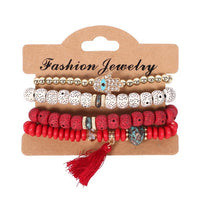 Ethnic Multilayer Beads Bracelets - Bean Concept - Etsy