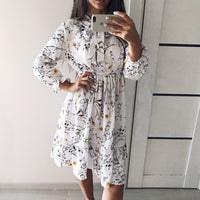 Flower Print Floral Bohemian Dress - Bean Concept - Etsy