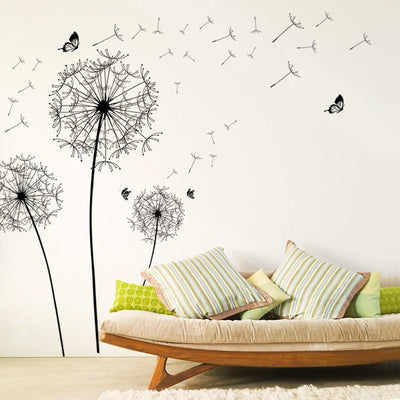 Large Dandelion Flower Wallpaper - Bean Concept - Etsy
