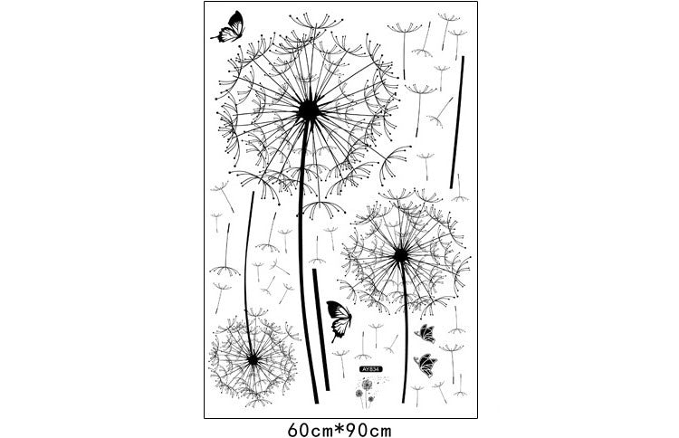 Large Dandelion Flower Wallpaper - Bean Concept - Etsy