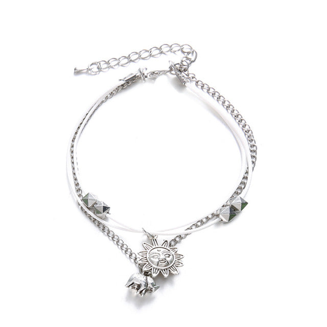 Boho Anklet Bracelet - Bean Concept - Etsy