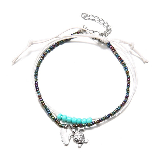Boho Anklet Bracelet - Bean Concept - Etsy