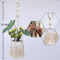 Handmade Macrame Plant Pot Holder - Bean Concept - Etsy